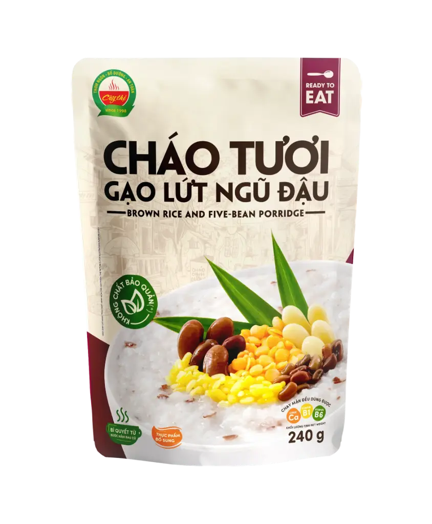 BROWN RICE AND FIVE-BEAN PORRIDGE 