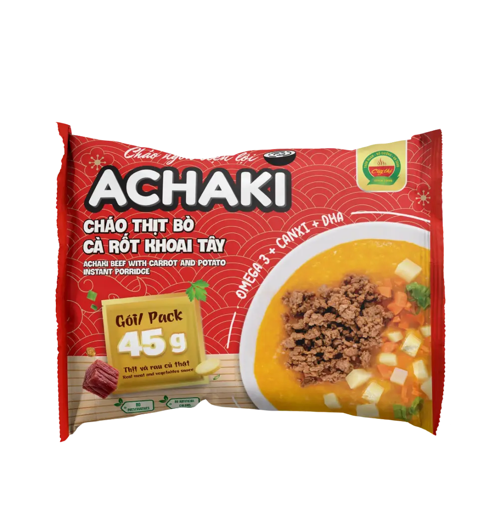 ACHAKI BEEF WITH CARROT AND POTATO INSTANT PORRIDGE 
