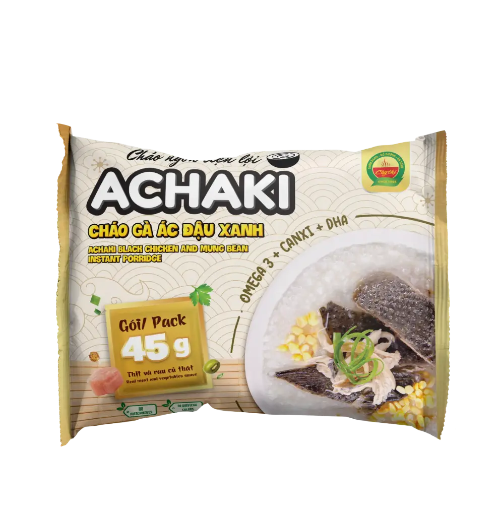 [8936073175500] Achaki Black chicken with mung bean instant porridge 