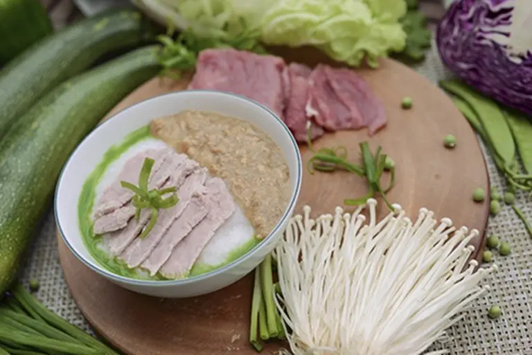 BEEF WITH CHEESE PORRIDGE 