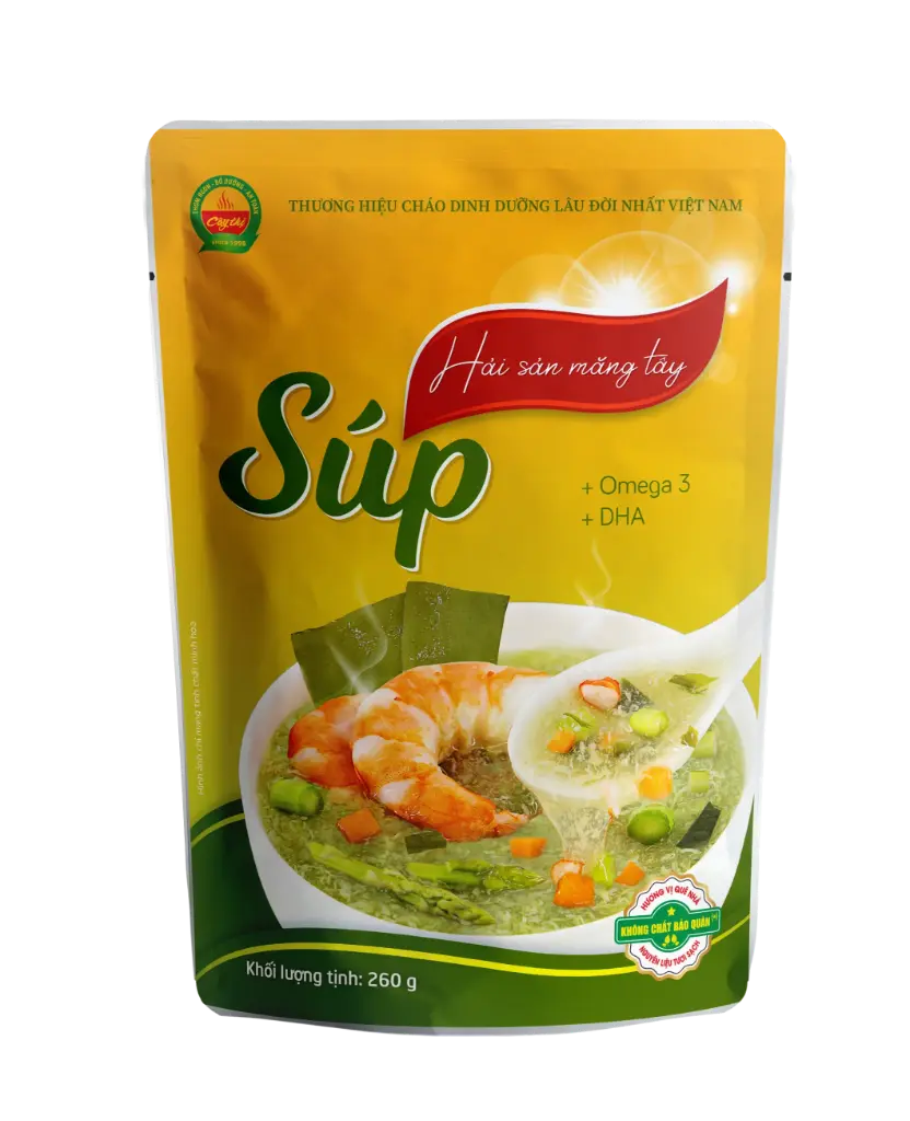 SEAFOOD SOUP WITH ASPARAGUS 