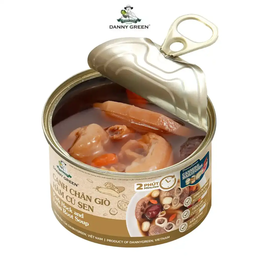 Canh Chân Giò Hầm Củ Sen DannyGreen 400gr
