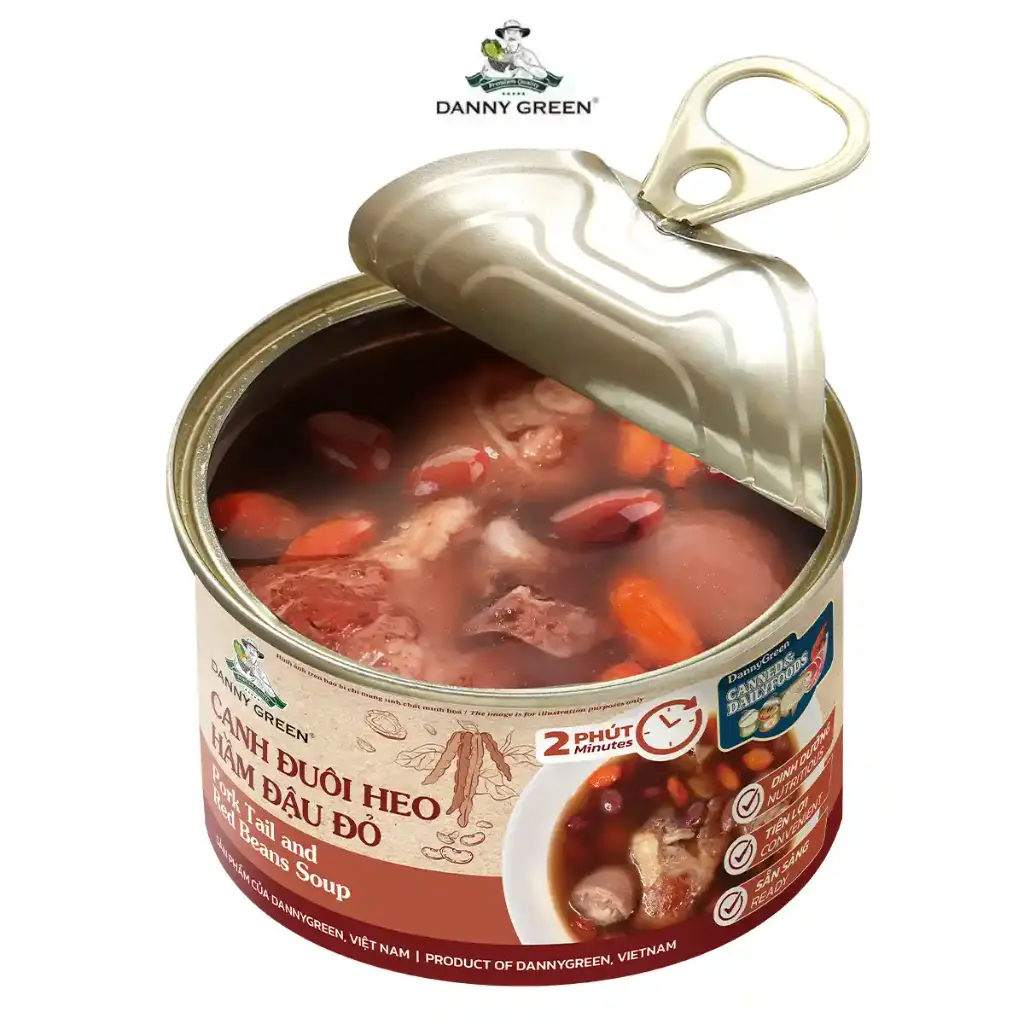Canh Đuôi Heo Hầm Đậu Đỏ DannyGreen 400gr