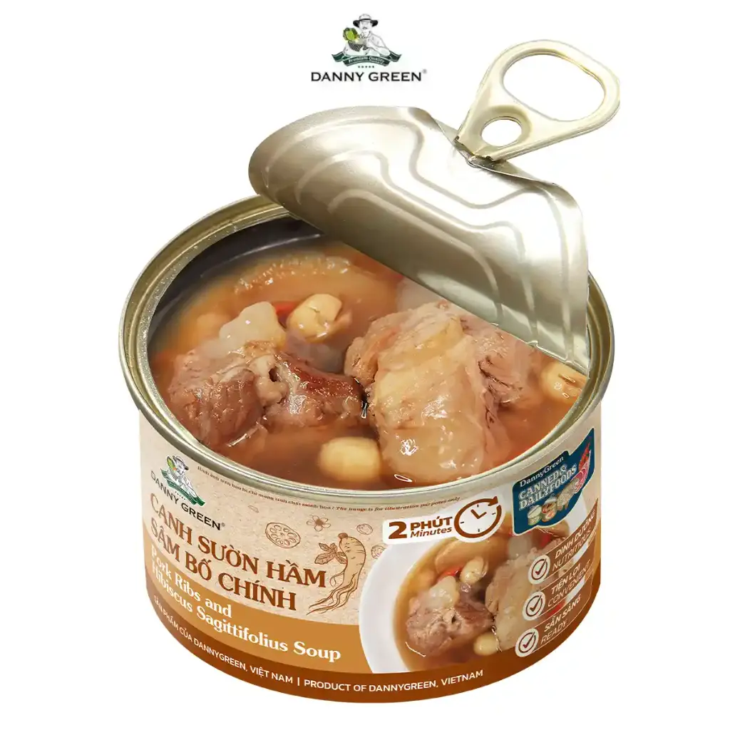 Canh Sườn Hầm Sâm Bố Chính DannyGreen 400gr