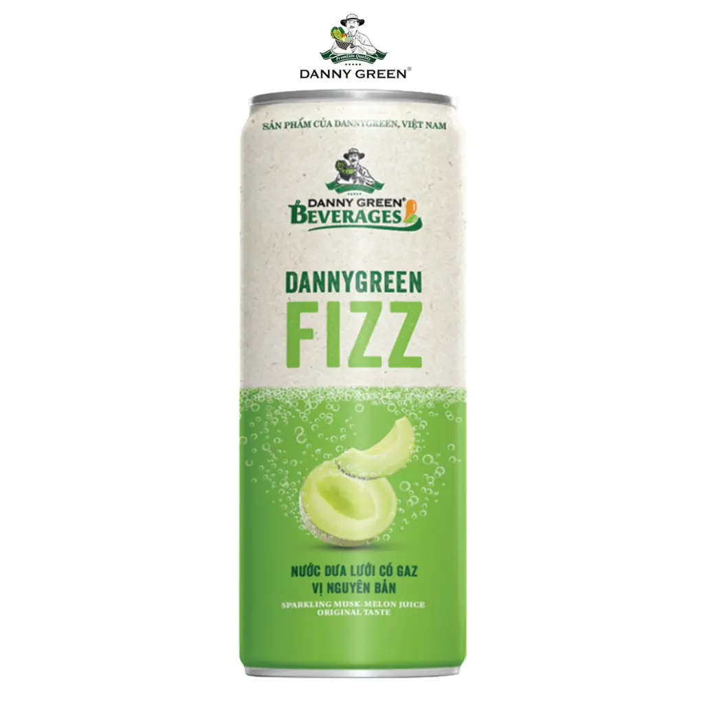 Nước Dưa Lưới Có Gaz Vị Nguyên Bản DannyGreen Fizz 